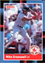 1988 Donruss Baseball Cards    339     Mike Greenwell